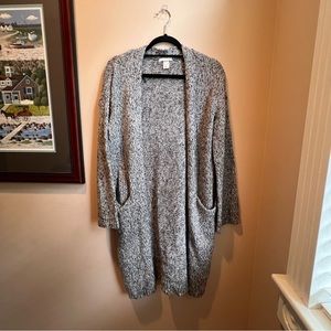 H&M knit long cardigan
